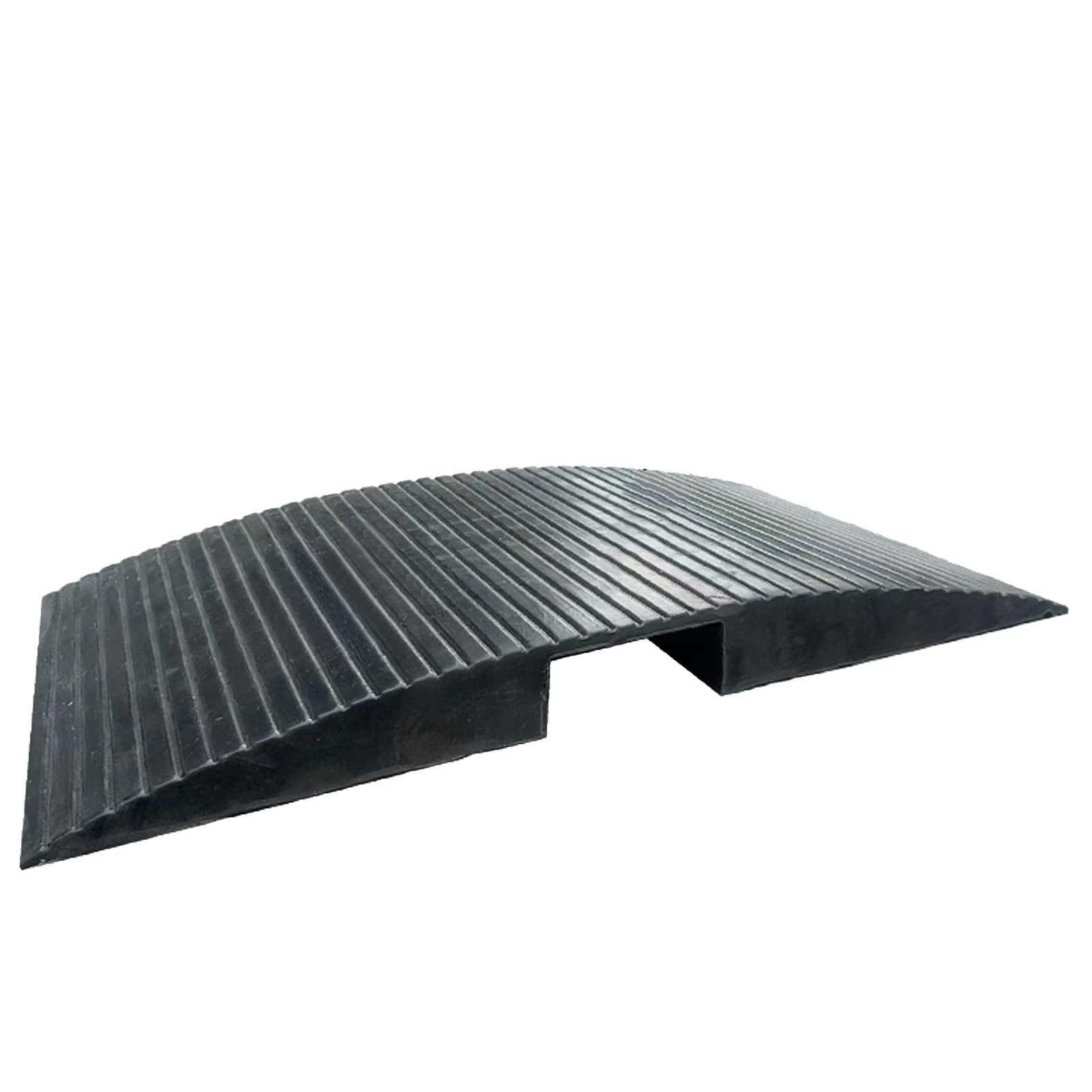 Rampe d'accès pour Fauteuil Roulant, Rampe en Caoutchouc, Portable Antidérapantes Rampes de Seuil de Pont, pour Voiture, Moto, Marcheur