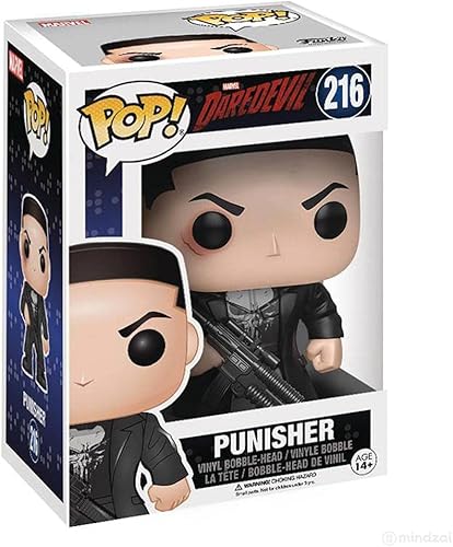 Miniatura 3 de Funko POP Marvel: Netflix Daredevil - Punisher (Frank Castle) Pop! Figura de vinilo (empaquetada con funda protectora compatible con caja Pop Box),