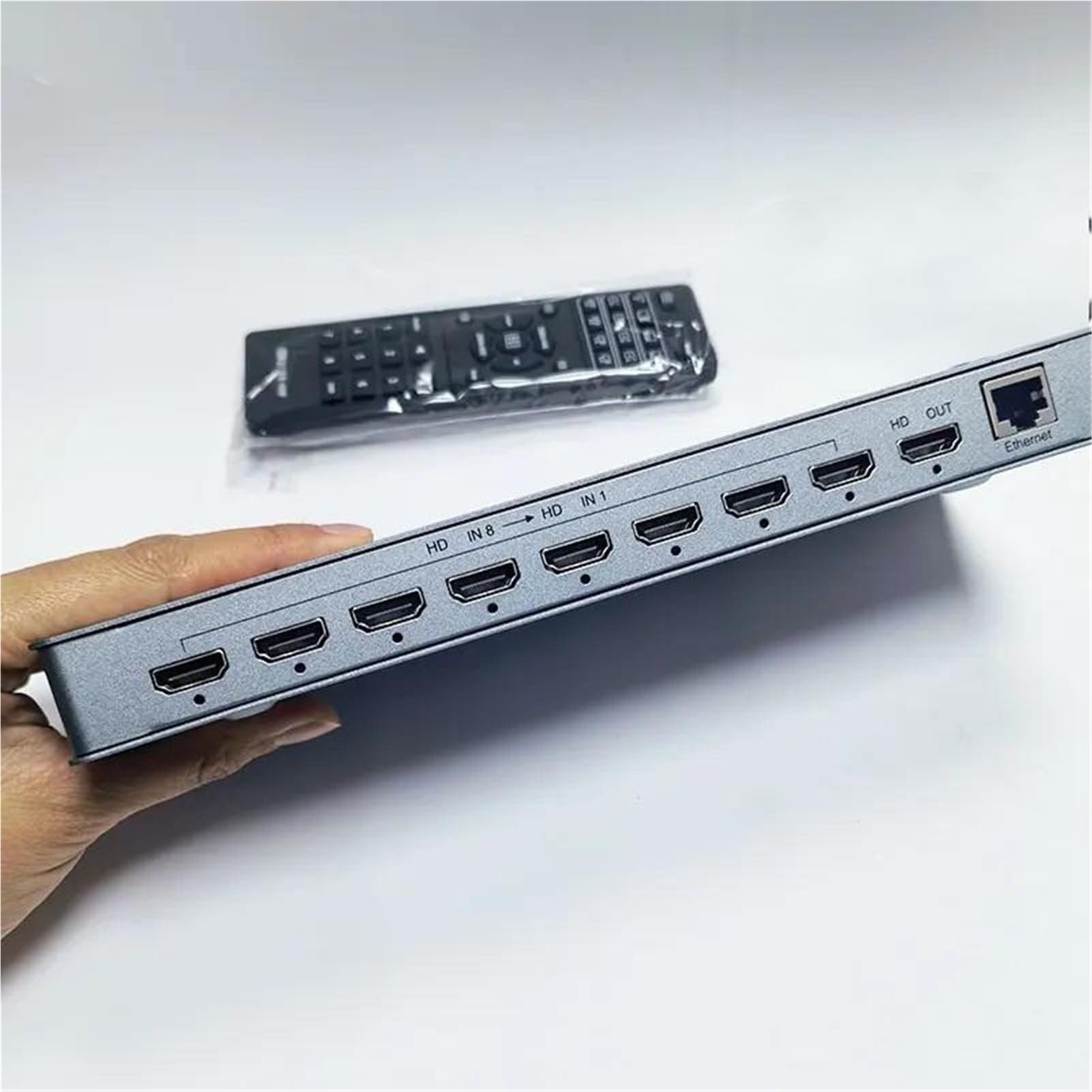 Multi-viewer 4K H 8x1 for HDMI 8 in 1 out 1080P 60Hz Seamless Switcher PC su Monitor/TV Convertitore Video Divisore con Ampia compatibilità, Facile da configurare