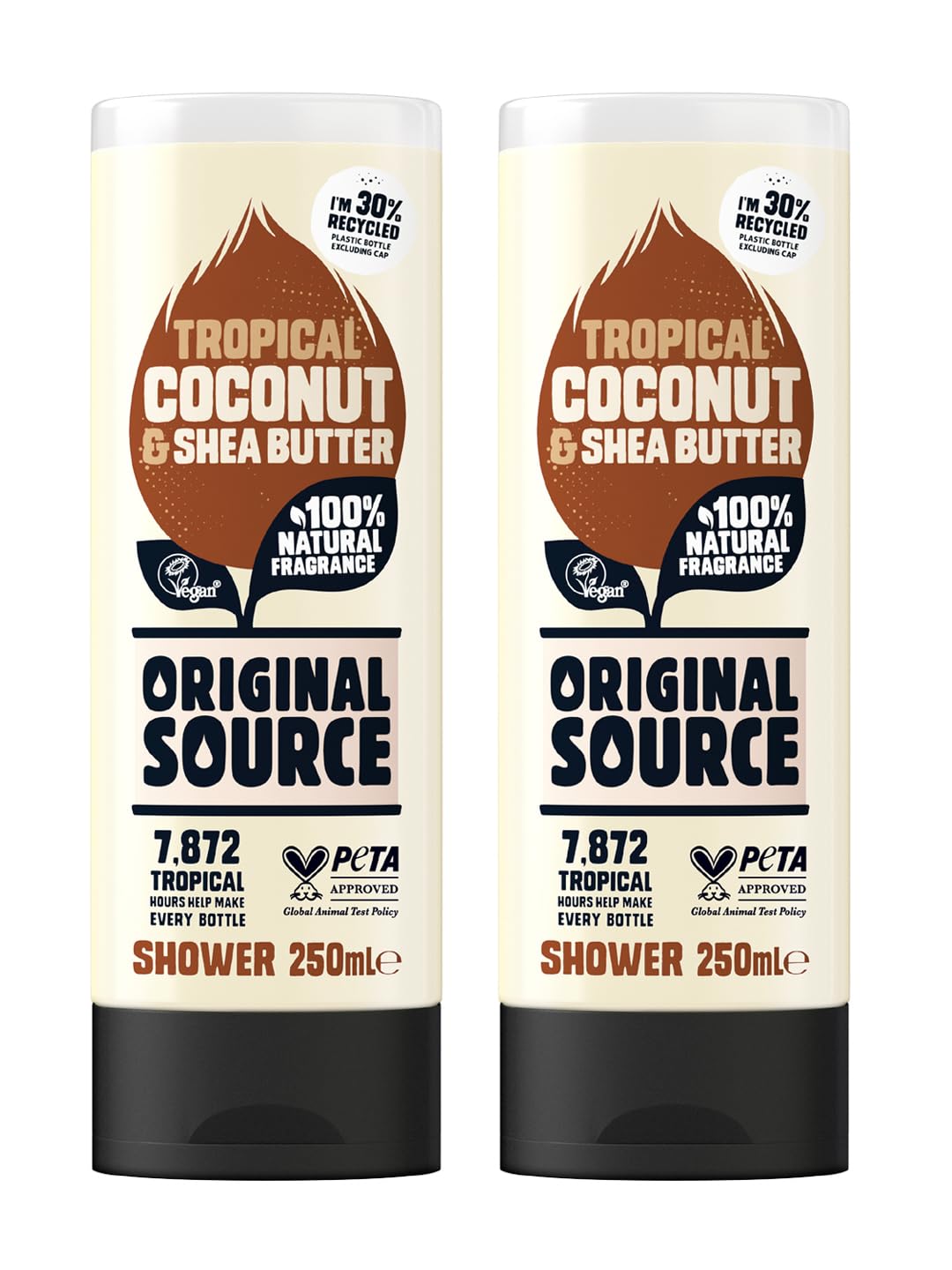 Original Source Coconut & Shea Butter Shower Gel 250 ml (Pack of 2)-image-30