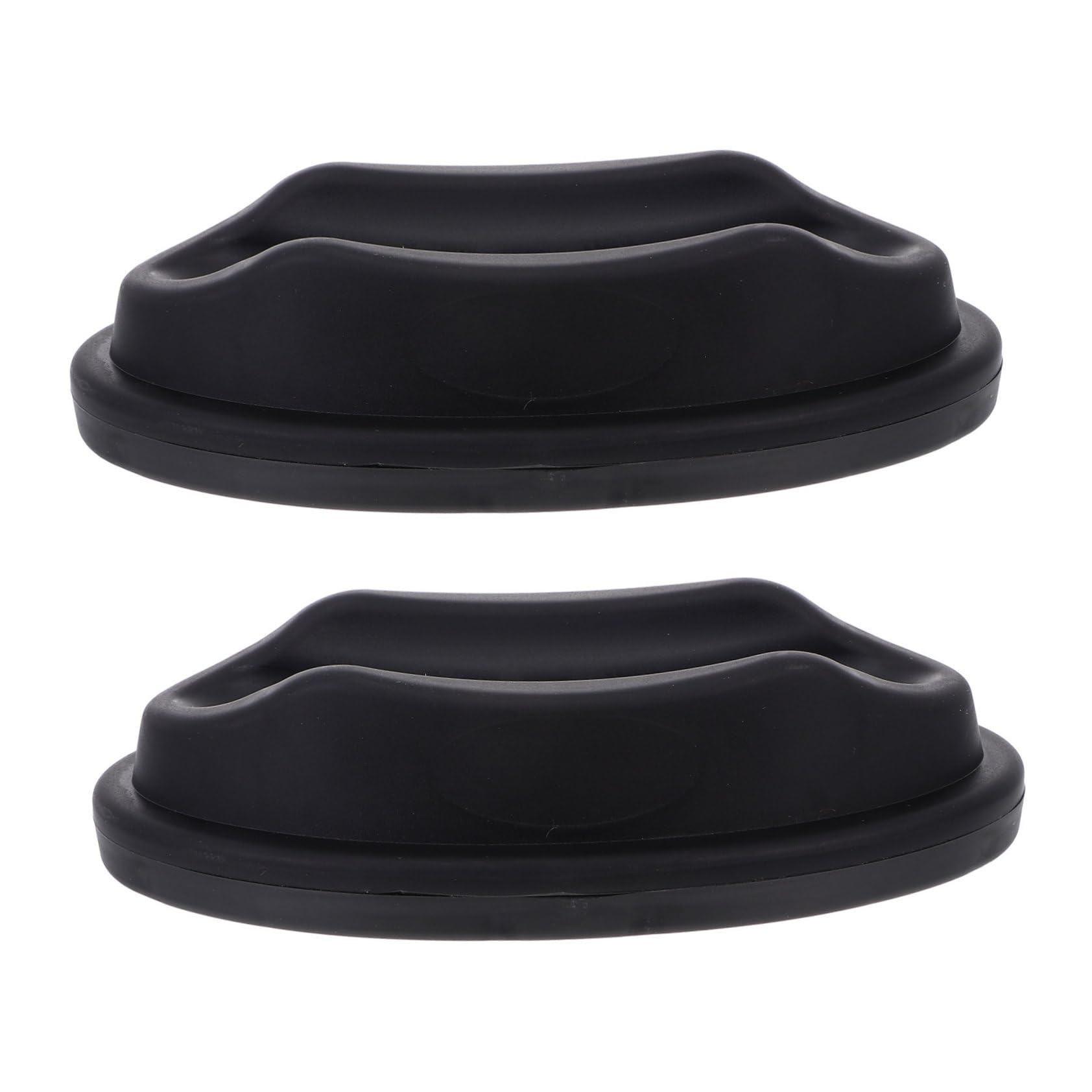 SUPVOX 2pcs Bike Front Wheel Riser Block Stabilize Bike Support for Indoor Cycling Front Wheel Pad Bike Trainer Plastic Material Non-Slip Design