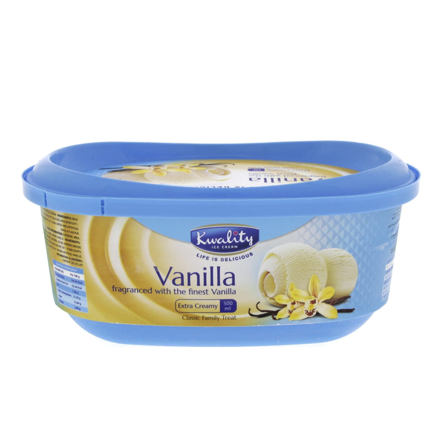 Kwality Vanilla Ice Cream 500ml