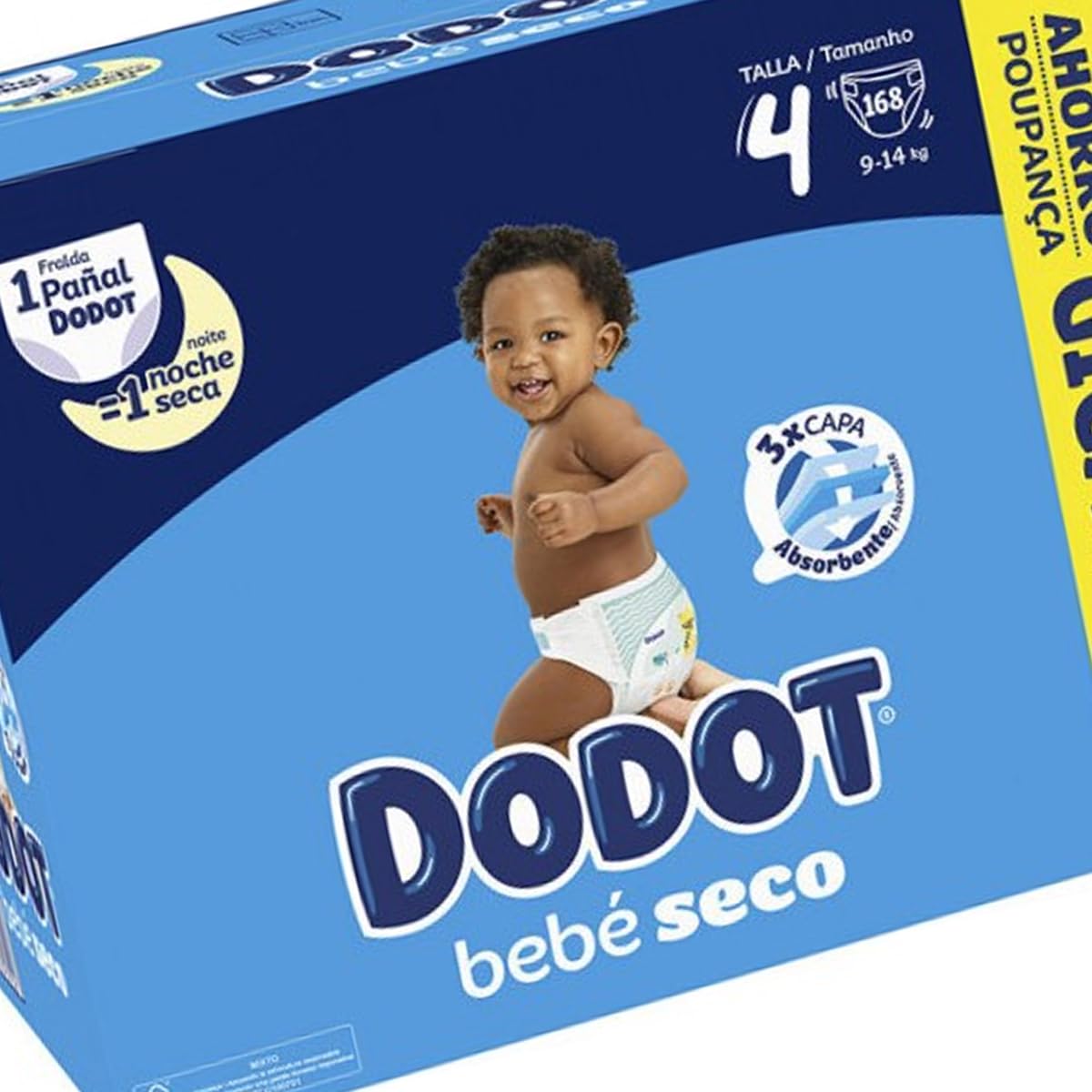 Dodot Etapas T4 Pañales 9-14 Kg 168 U