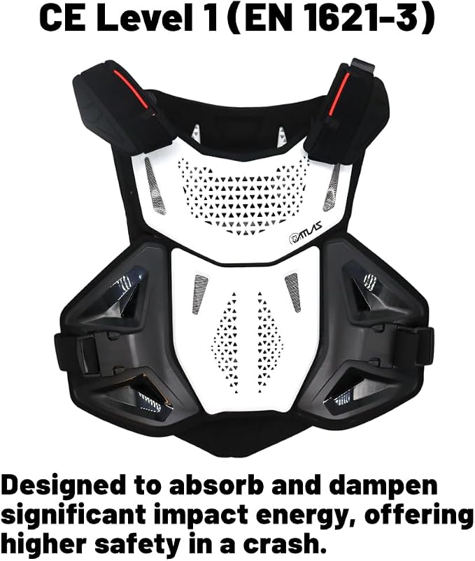 Protector de pecho y espalda Atlas Defender 2.0 blanco S/M miniatura 4