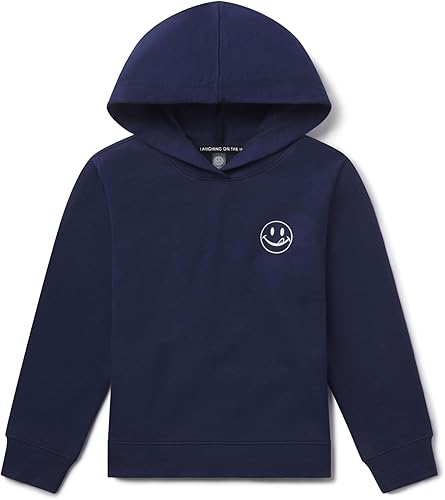 Joe Boxer French Terry Boys Hoodies Size 14-16, Navy Blue Hoodie, Boys Sweatshir