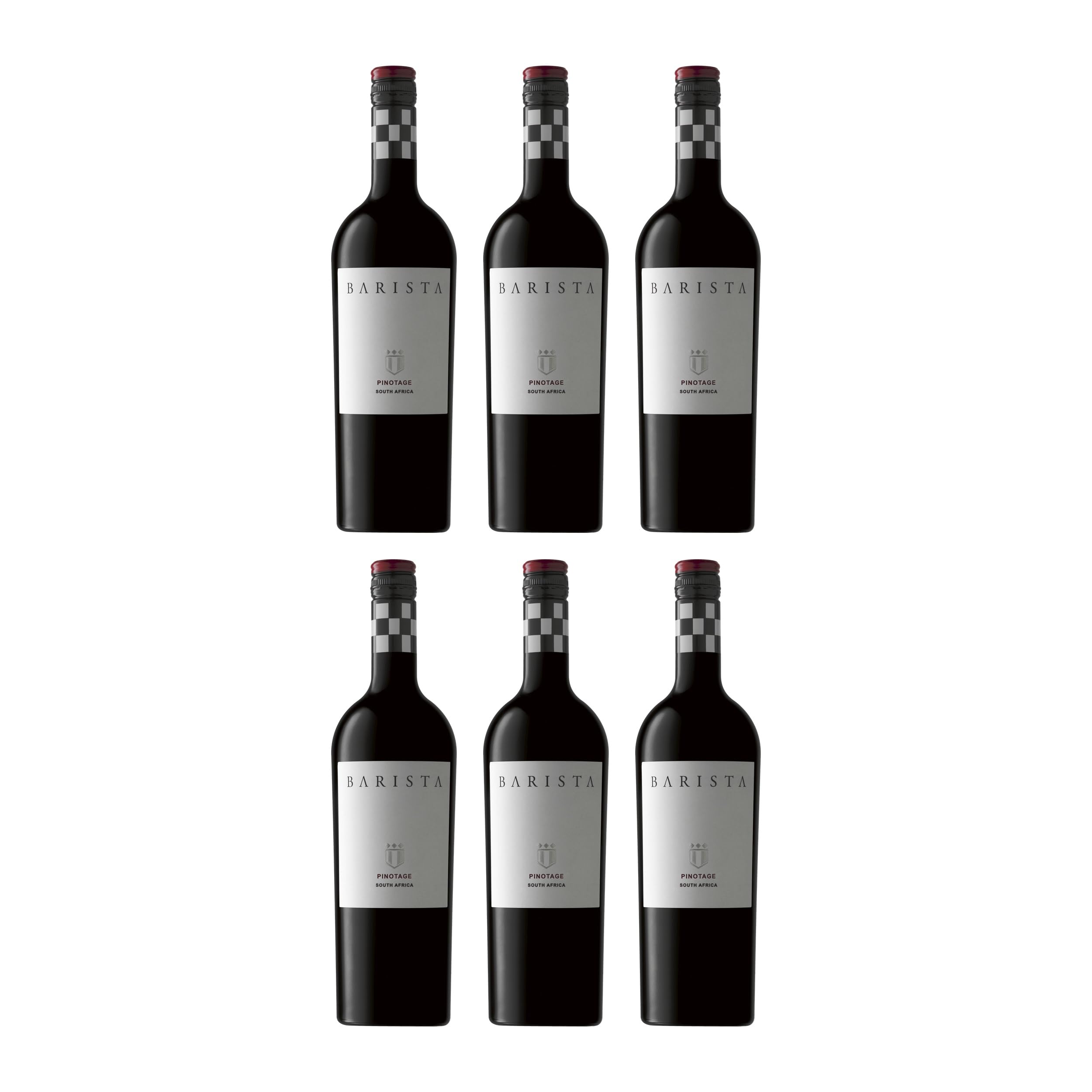Barista Pinotage Rotwein Rot trocken Südafrika inkl. FeinWert E-Book (6 x 0.75 l)