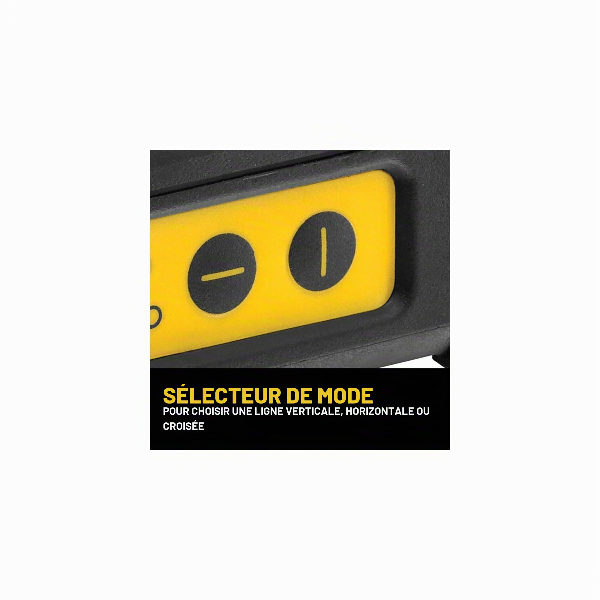 Dewalt DW088KTRI-XJ Laser en croix Faisceau Rouge avec Trépied, Jaune