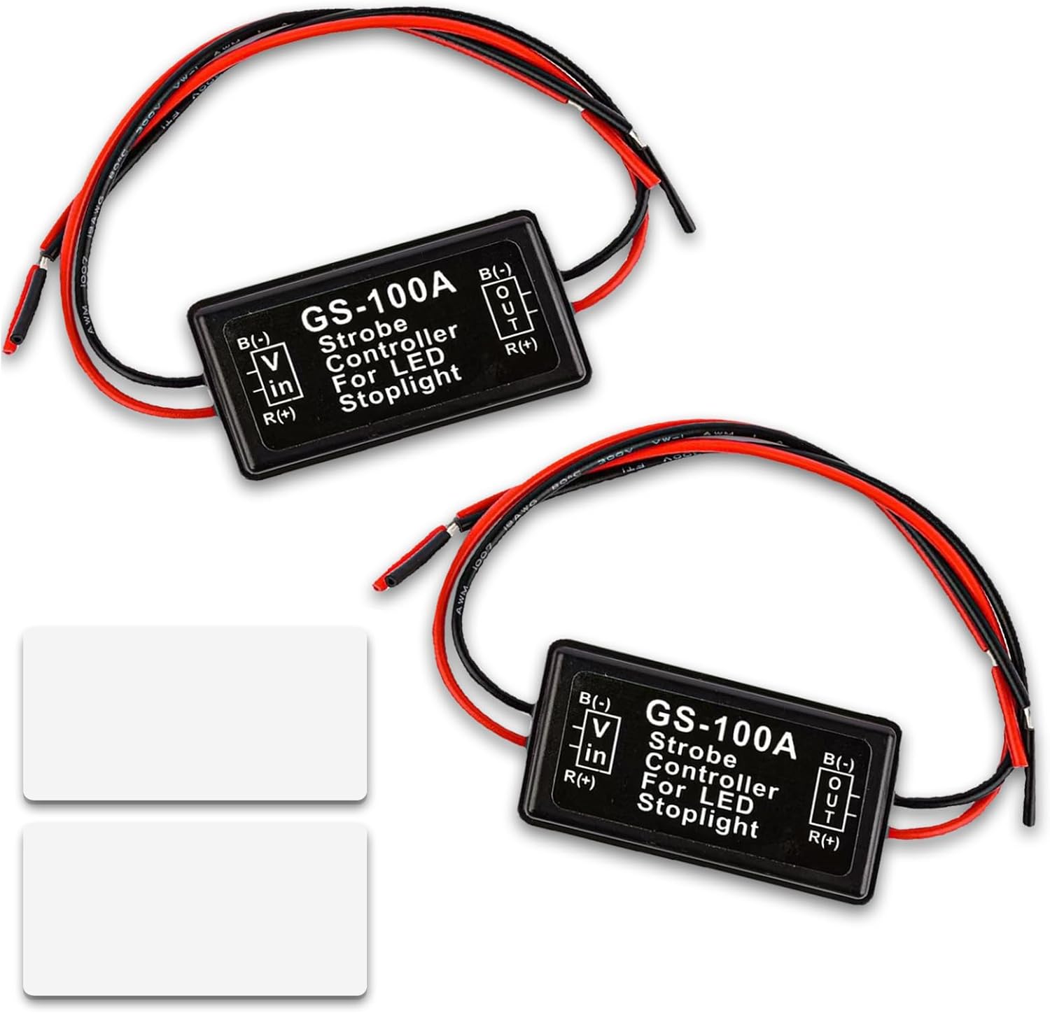 cueclue 2 PCS High Brake Controller, 1224V Flashing Strobe