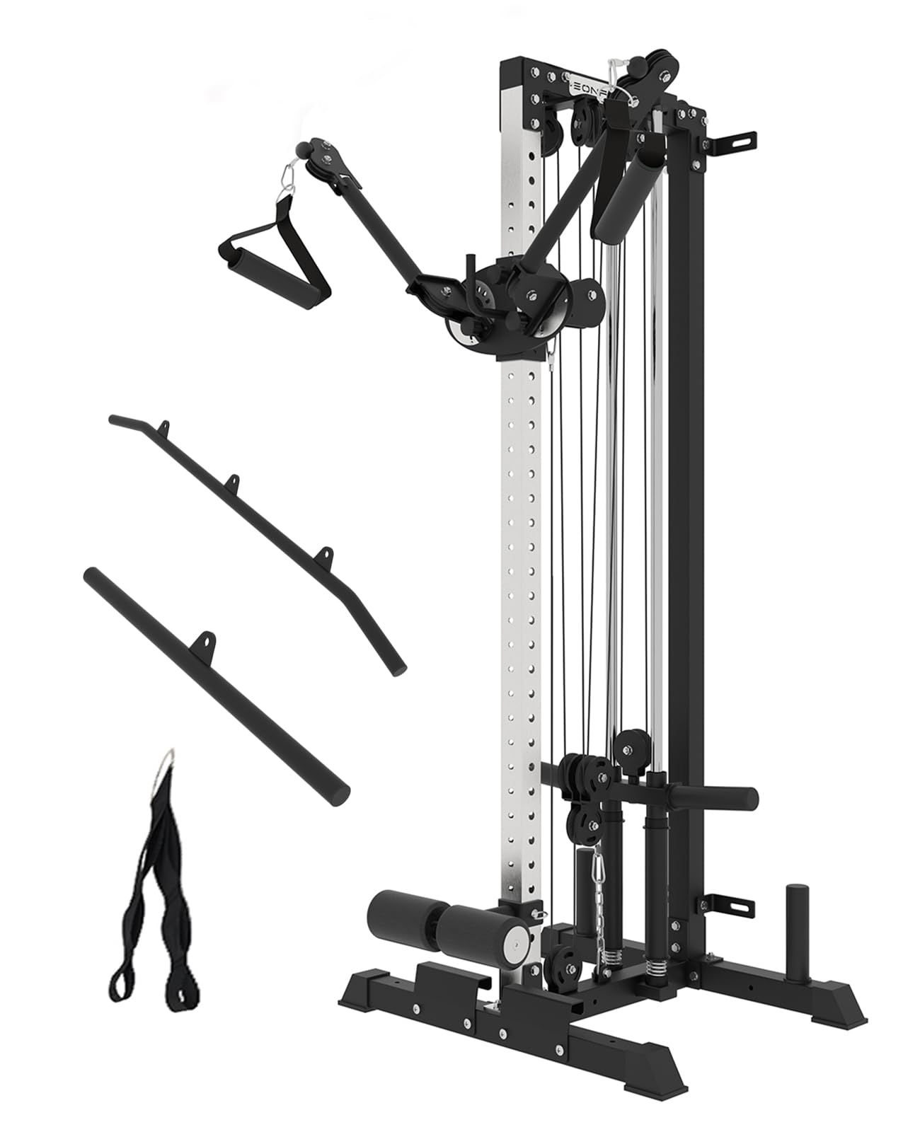 Buy Cable LAT Pulldown Machines Dual Pulley System Cable Crossover Home