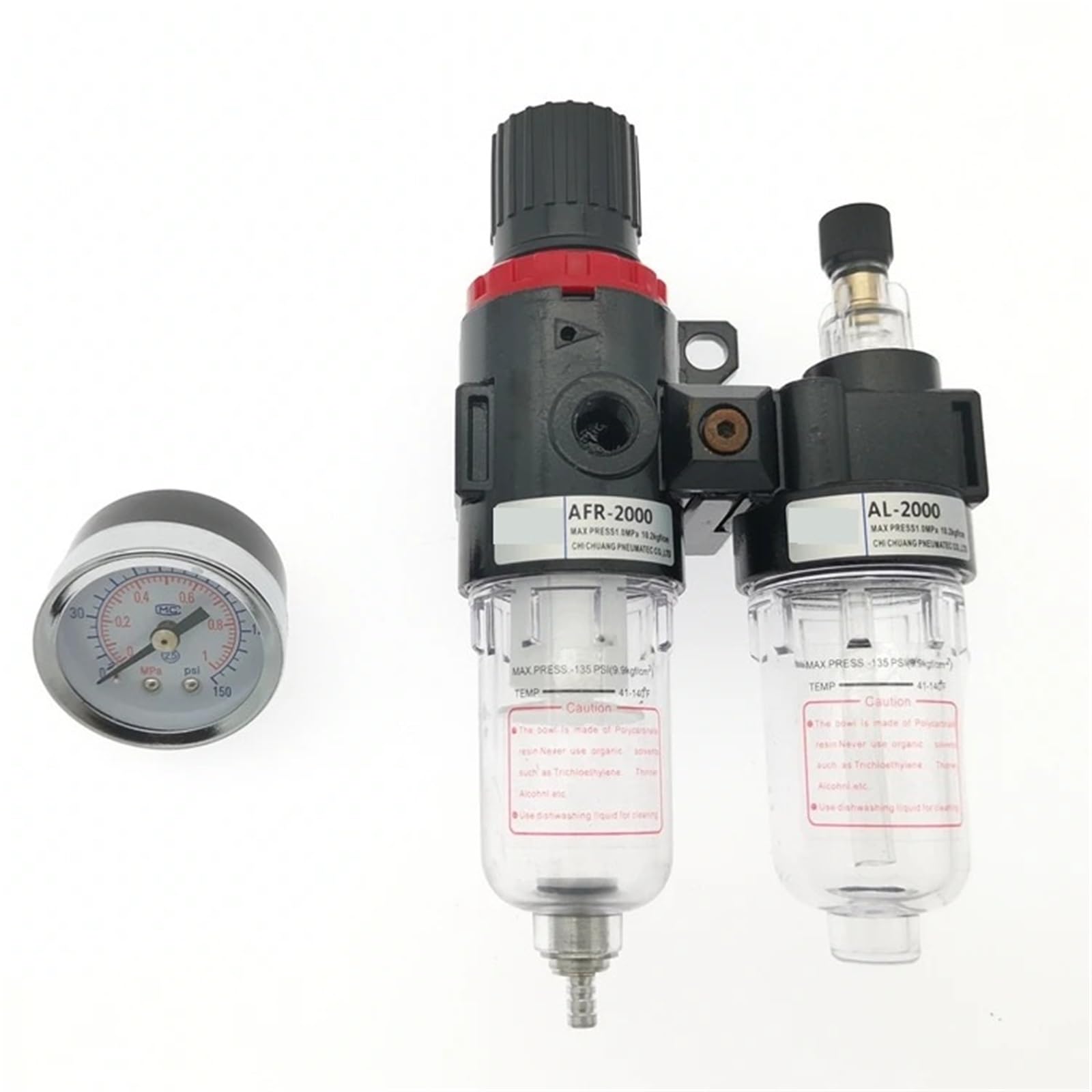 Jwvialel One Color Afc2000 Air Compressor Pressure Regulator Valve Frl Unit 1Pcs
