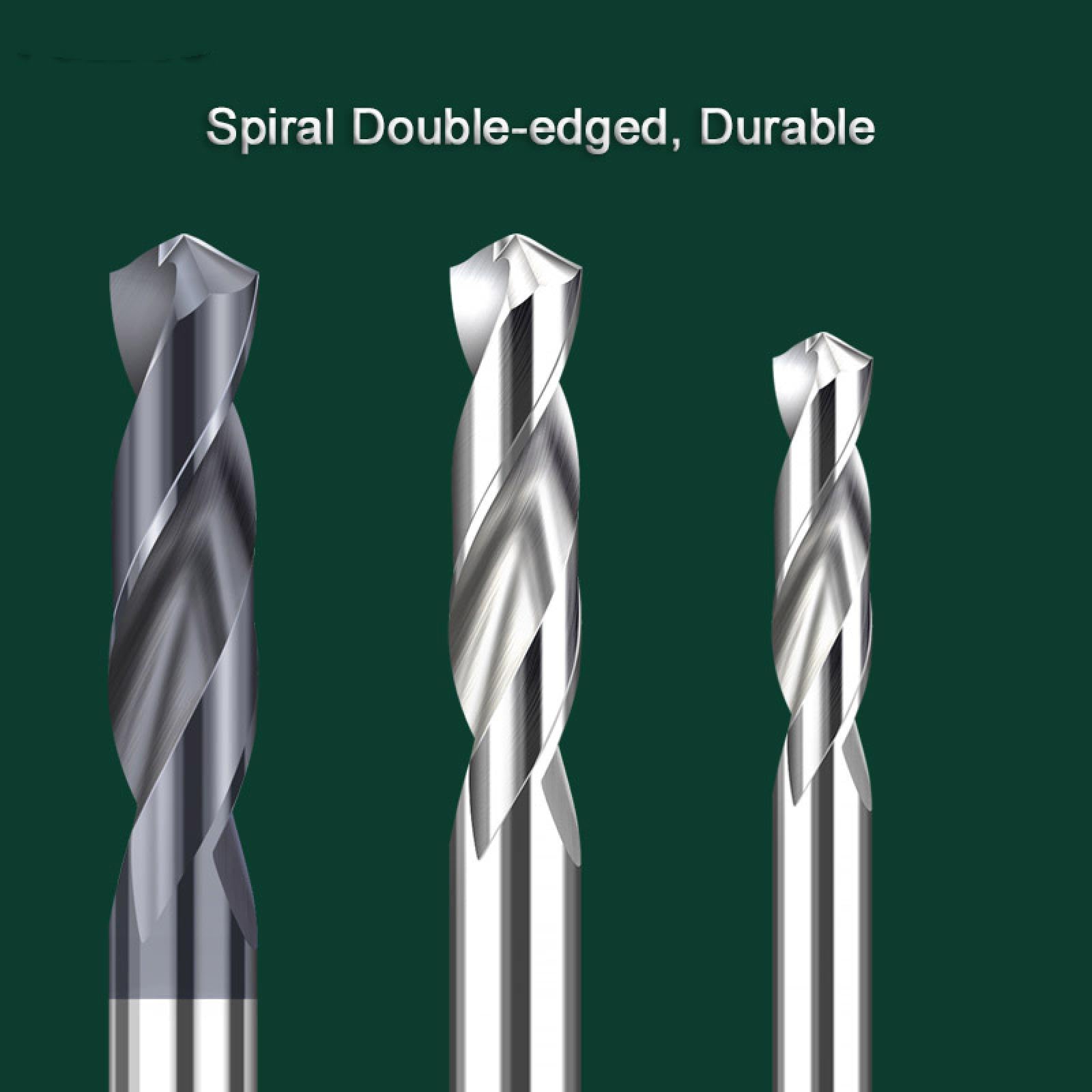 1 pz Punte da trapano in carburo per foratura CNC di metalli Punte da trapano in acciaio al tungsteno per utensili da foratura in alluminio per lavorazione dei metalli 1,5-16 mm (7,8 mm)