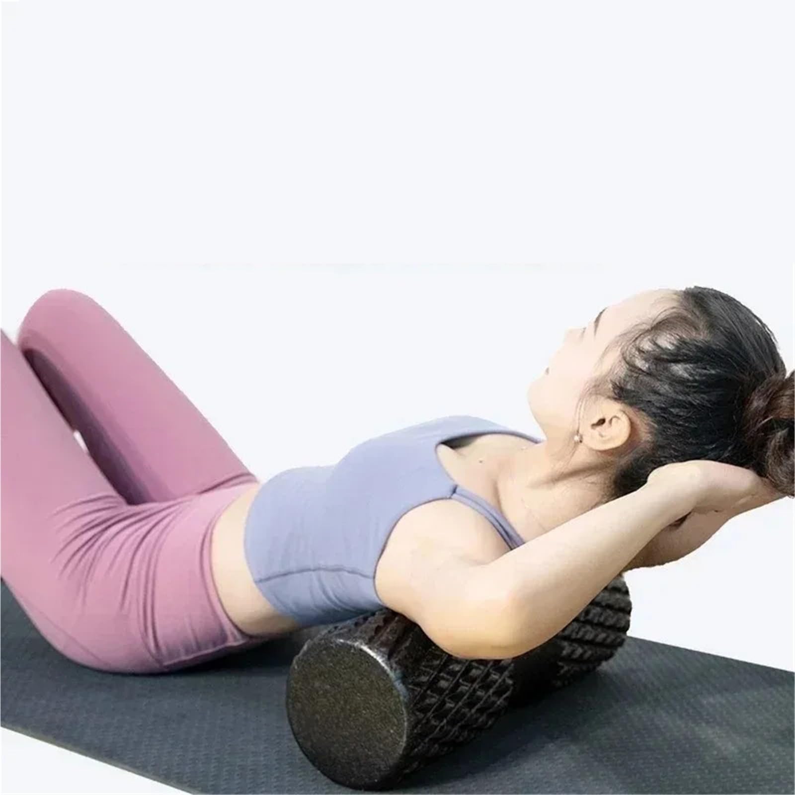2 pezzi EPP Fitness Yoga Colonna Rullo di schiuma Pilates Palestra Esercizio Gamba posteriore Massaggio del braccio Attrezzature for il fitness Per Sport(33x14cm)