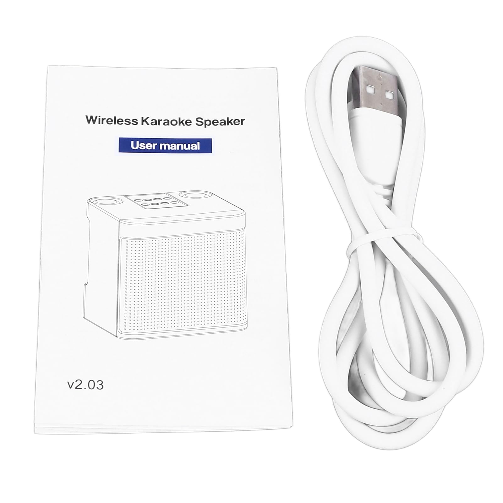 Altoparlante Portatile per Macchina Karaoke Suono Premium per Feste in Casa, Altoparlante Karaoke con Set Microfono per Sport All'aria Aperta