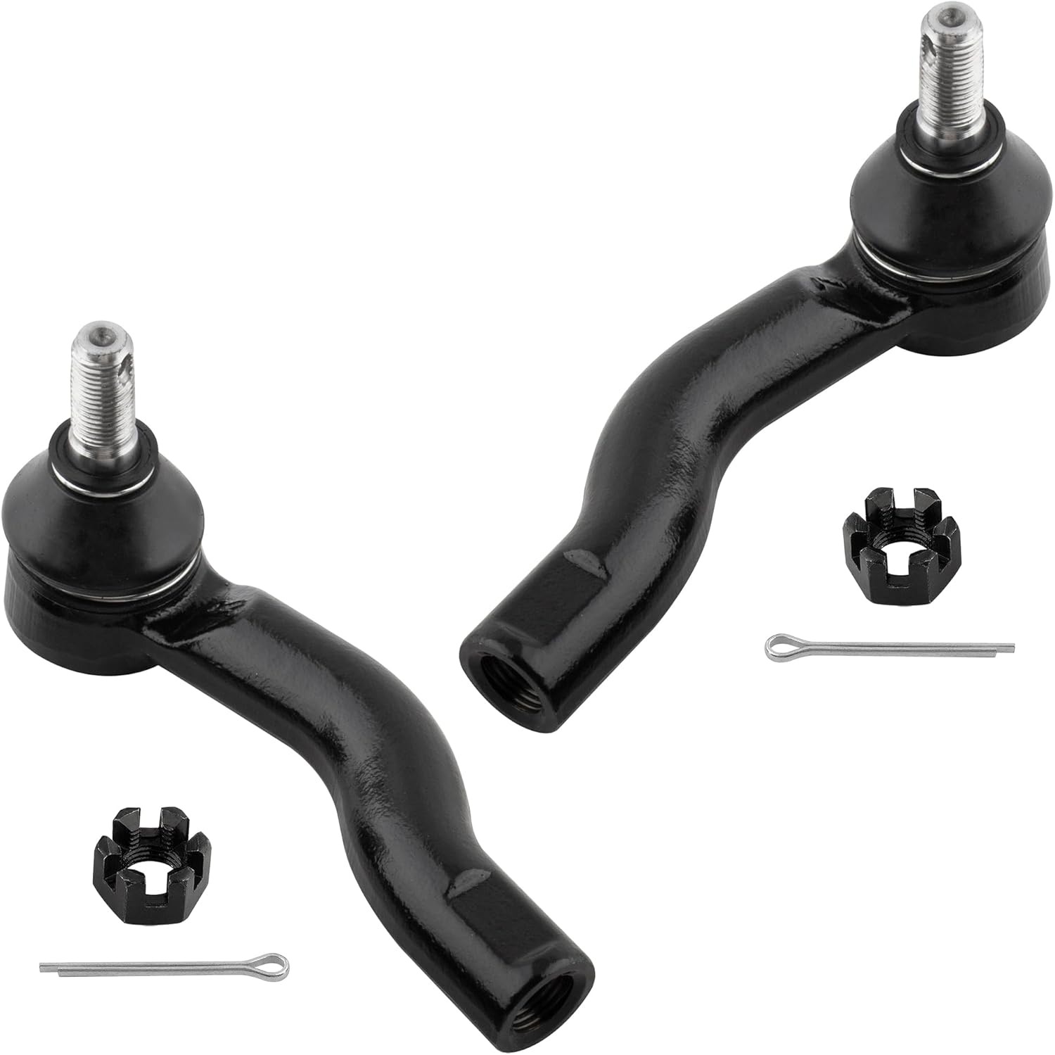 4Pcs Steering & Suspension Kit Front Inner Outer Tie Rods End Links Left Driver & Right Passenger Set Fit For Toyota RAV4 2001 2001 2003 2WD & 4WD Replace# EV442 ES3654 ES3655