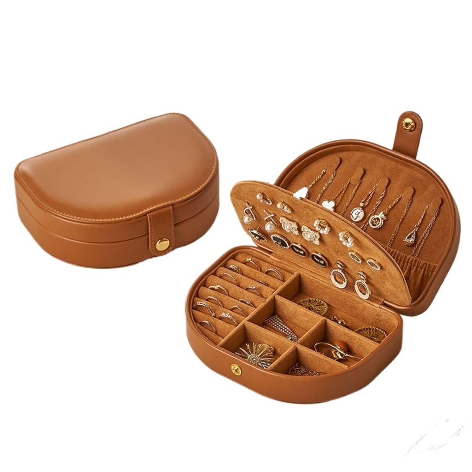 Jewelry Box Scatola portagioie a conchiglia, portaorecchini, bracciale, anello, organizer da viaggio, custodia portatile
