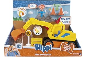 Blippi Excavator: Interactive Construction Vehicle for Early Learning and Play
