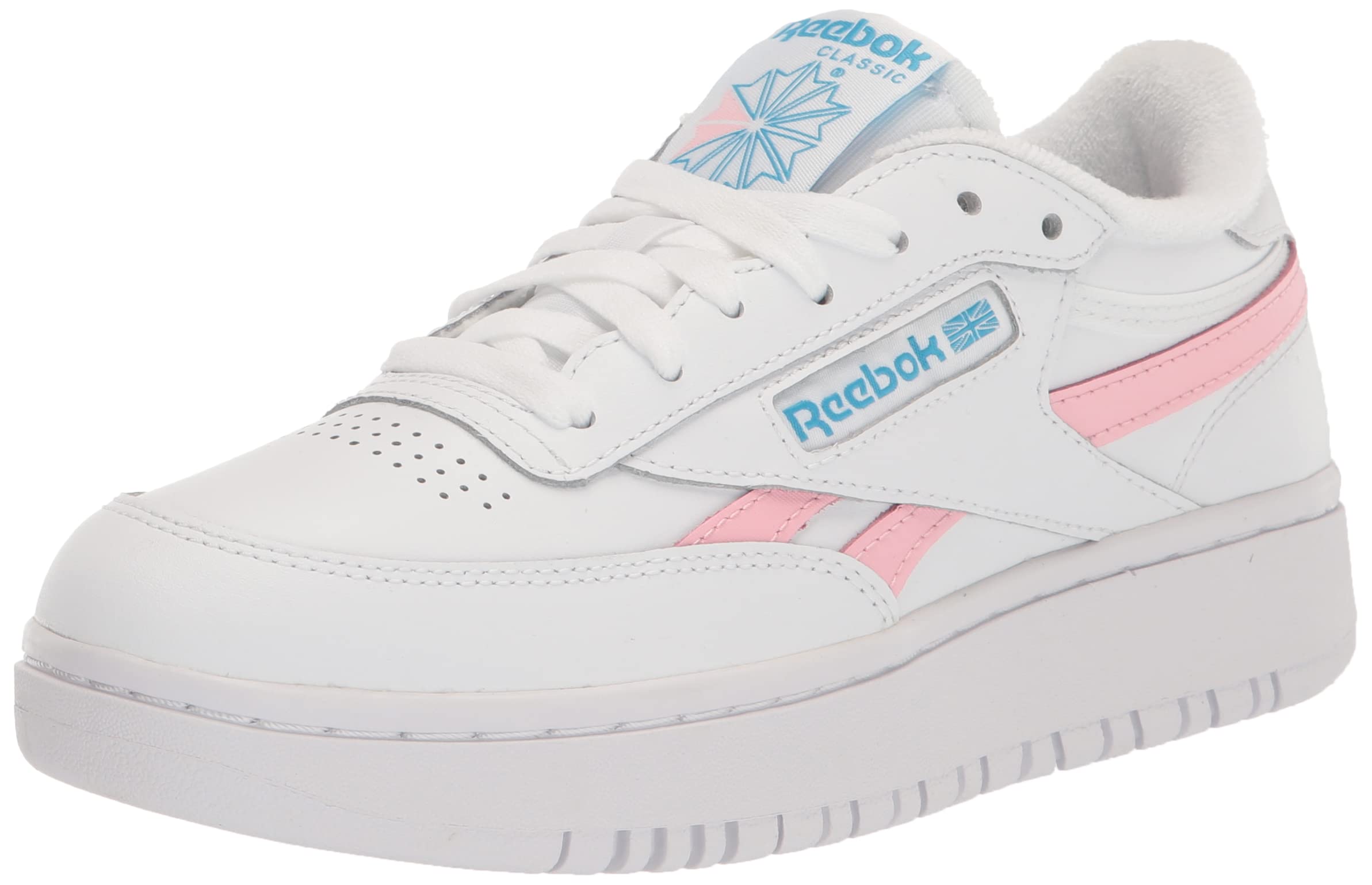 Reebok Club C Double Revenge Platform Tennis Shoes for Women, Fashion Womens Sneakers