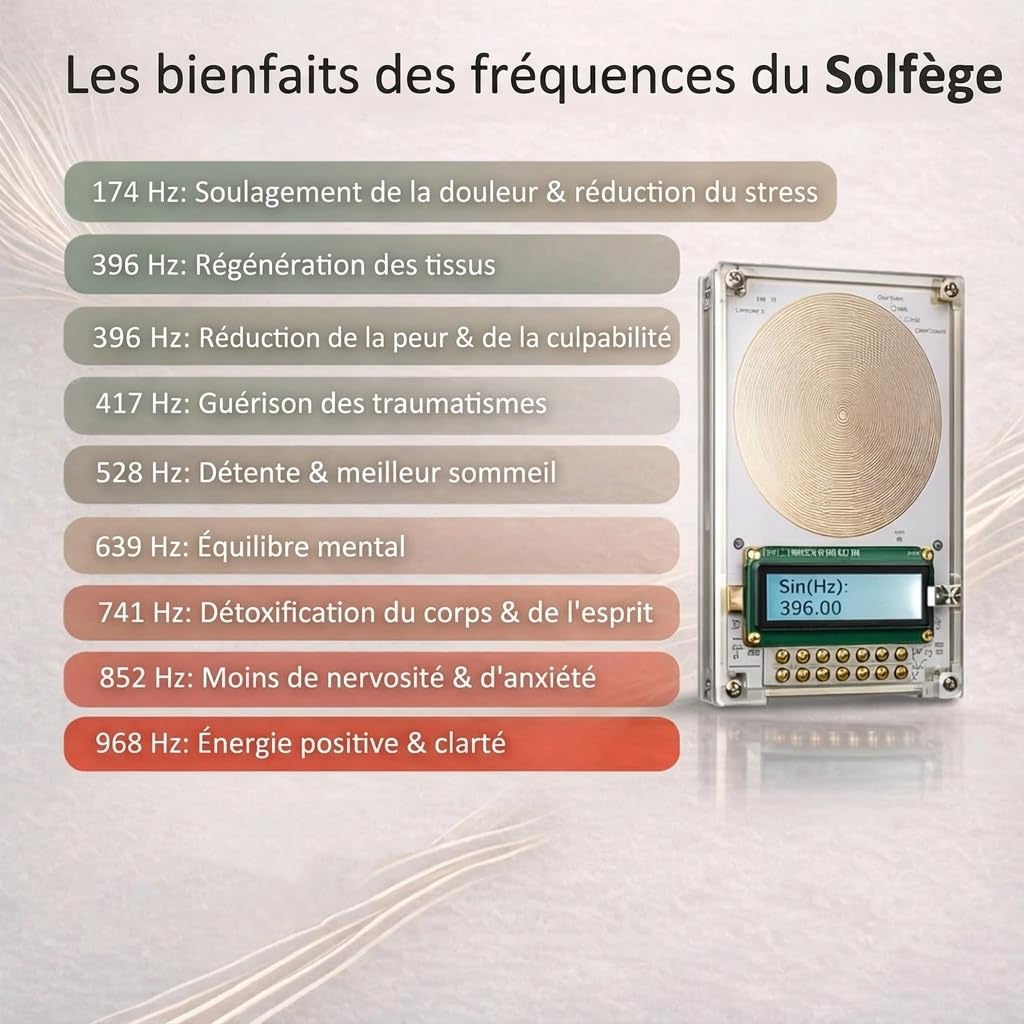 Kzentra Générateur De Fréquence Portable 0,01 Hz à 100 000 Hz Programmables