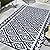 GEUOYEE Reversible Mats - 5' x 8' Outdoor Rug, Plastic Straw Rug, Modern Area Rugs, Large Floor Mat for Outdoors, RV, Garden, Patio, Backyard, Deck, Picnic, Beach, Camping, Blue & White