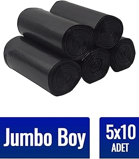 Miopack Çöp Torbası Jumbo Boy 10’lu 5 Rulo Kalın 8