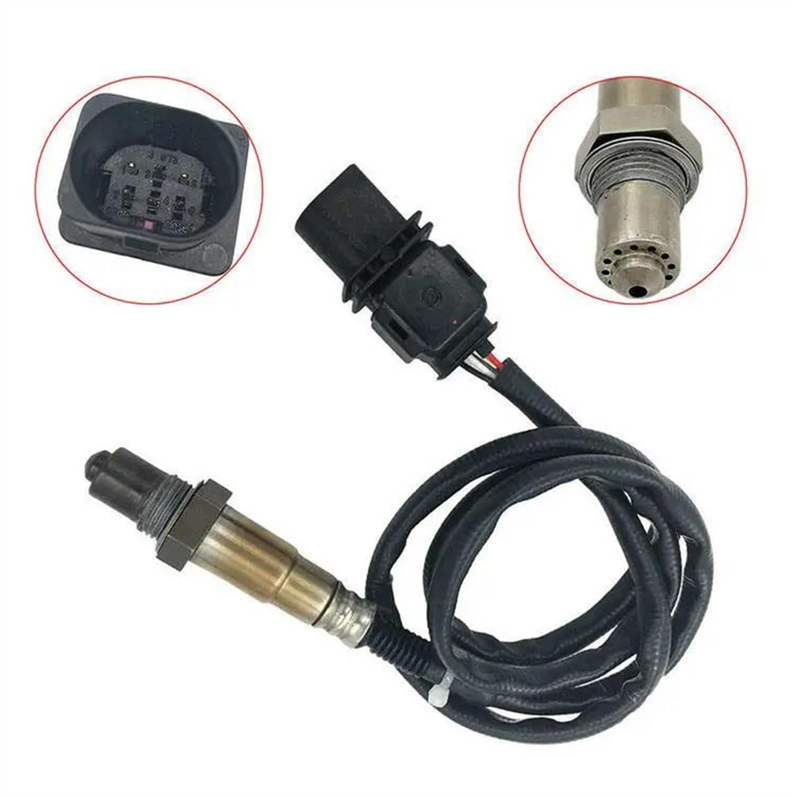 sensore Ossigeno O2 Compatibile con BMW Serie 1 3 5 6 7 E65 E66 E61 E81 E90 X5 E70 X1 E84 11787590713 11787560957 11787537984 0258017130 Sensore di Ossigeno O2 Sensore Lambda