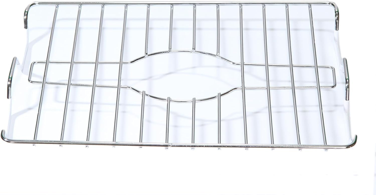 SOFINNI Kitchen Sink Protector White Steel Sink Grate