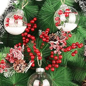 Fangoo20pack7inchburgundyredberrypicksforchristmastreebranchesdecorationsforhomehollyberriesforcraftswinterholidayweddingdecor Urban Country Home Decor Fangoo 20 pack 7 inch burgundy red berry picks for christmas tree branches decorations for home holly berries for crafts winter holiday wedding decor urban country home decor