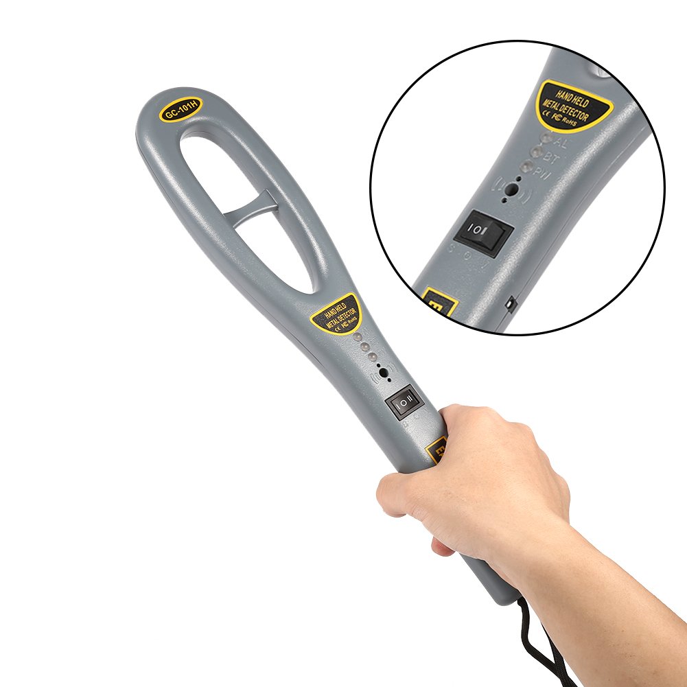 Détecteur de Scanner de métaux Portable Haute sensibilité Tenu dans la Main de Recherche de Chasseur de sécurité Utilisation sur Le béton de Mur Sec