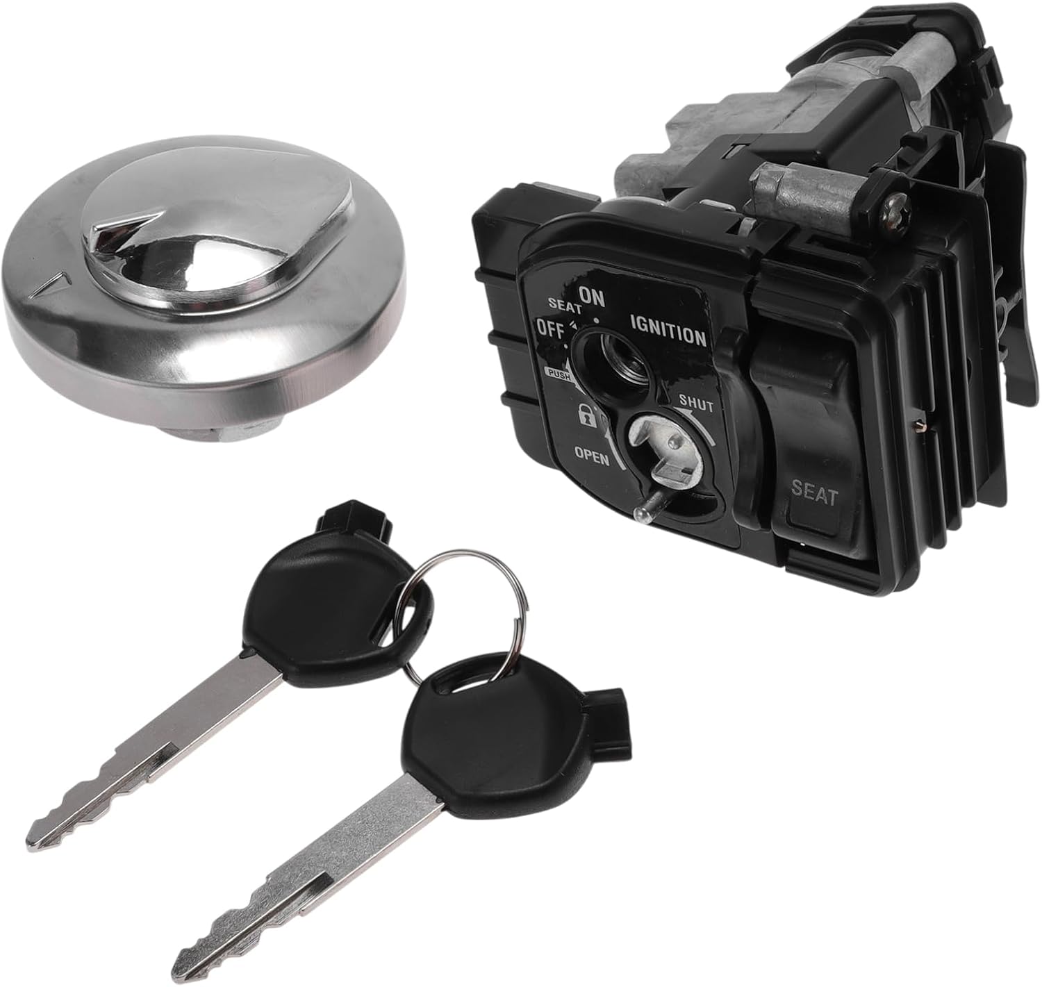 35010GJAJ02 Ignition Switch with Keys with Fuel Tank Cap Replacement for Honda NCW50 2016-2024 Scooter