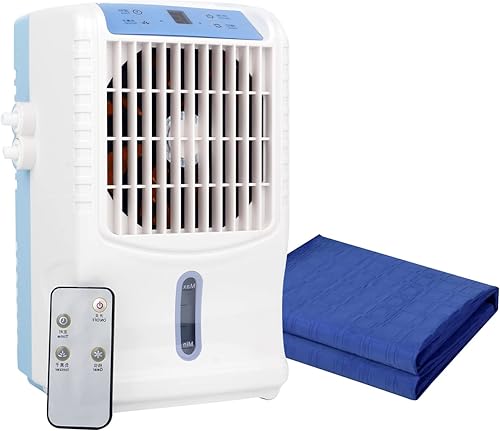Buhelyc Almohadilla de colchón de refrigeración para cama, con control remoto, sistema de refrigeración por agua, ideal para personas que duermen