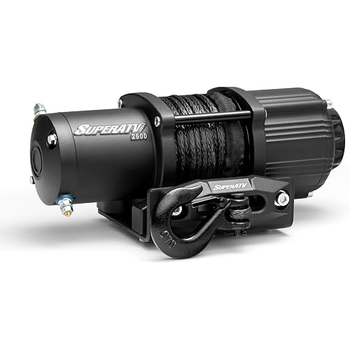 SuperATV 2500 LB Black Ops Winch Kit