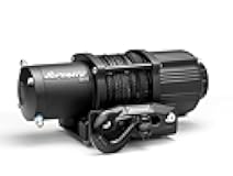 Black Ops 2500 LB Winch Kit for UTV/ATV | Includes 50 Ft. Synthetic Rope | 12 Volt Winch | 1 HP Motor | Waterproof Seals and Solenoid | 166:1 Gear Ratio