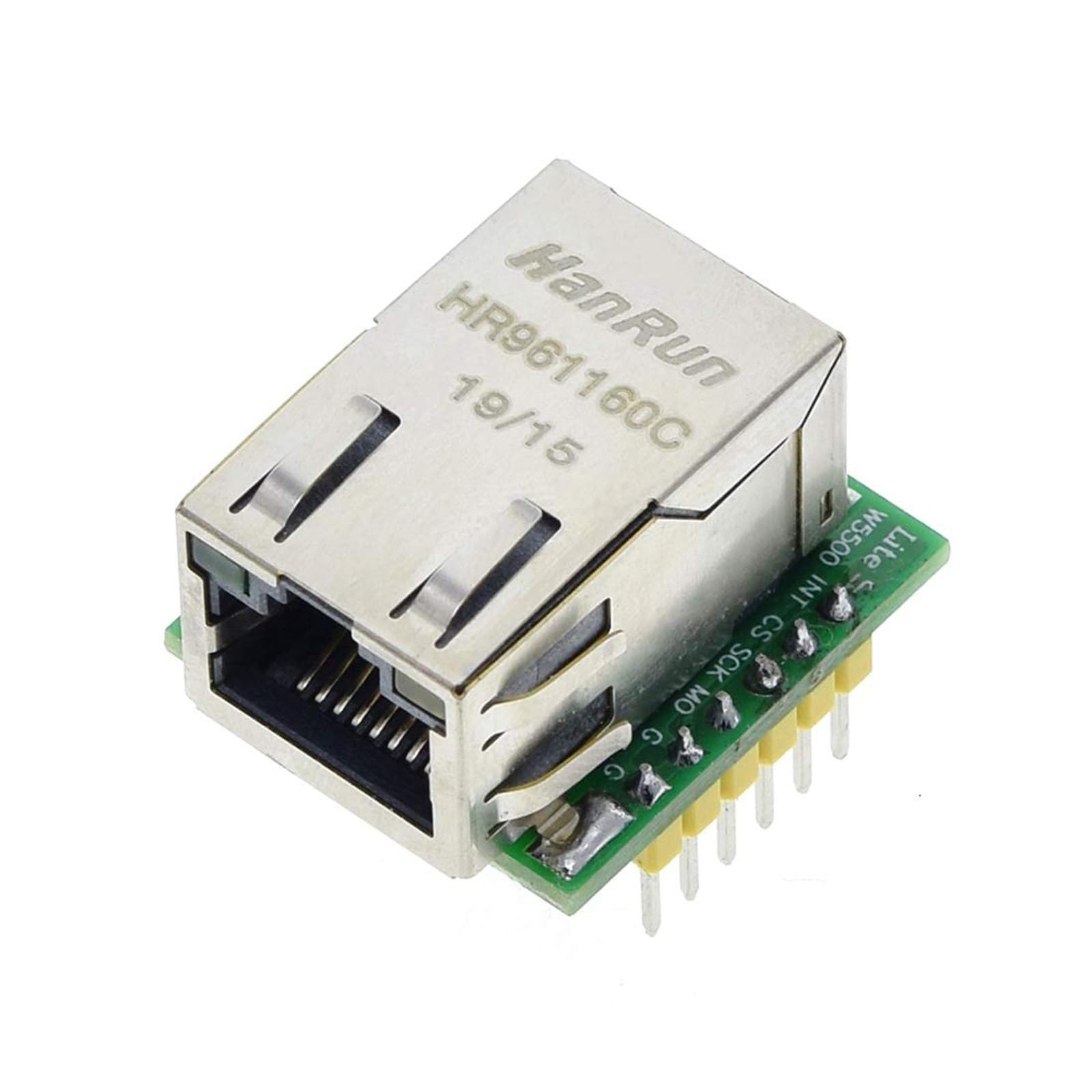 Modulo Ethernet industriale W5500 compatibile con ARDUINO/STM32 (3.3V SPI + 5V I/O)