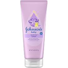 Johnson's Baby Bedtime Cream with Soothing NaturalCalm Aromas, 8 oz | Nighttime Baby Cream to Help Calm Baby Before Bed, Soothing NaturalCalm Aromas, No Added Parabens &amp; Dyes