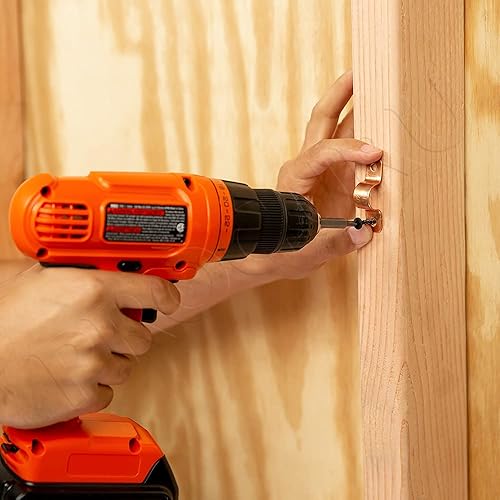 Miniatura 5 de PROCURU Correa de tubo de cobre de 12 pulgada, montaje de abrazadera de dos orificios (12 pulgada, paquete de 10)