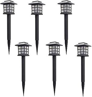 TRIEtree 6 Pack Outdoor LED Solar Pathway Solar Powered Garden Lights Solar Walkway Lights for Lawn, Patio, Yard, Walkway, Driveway