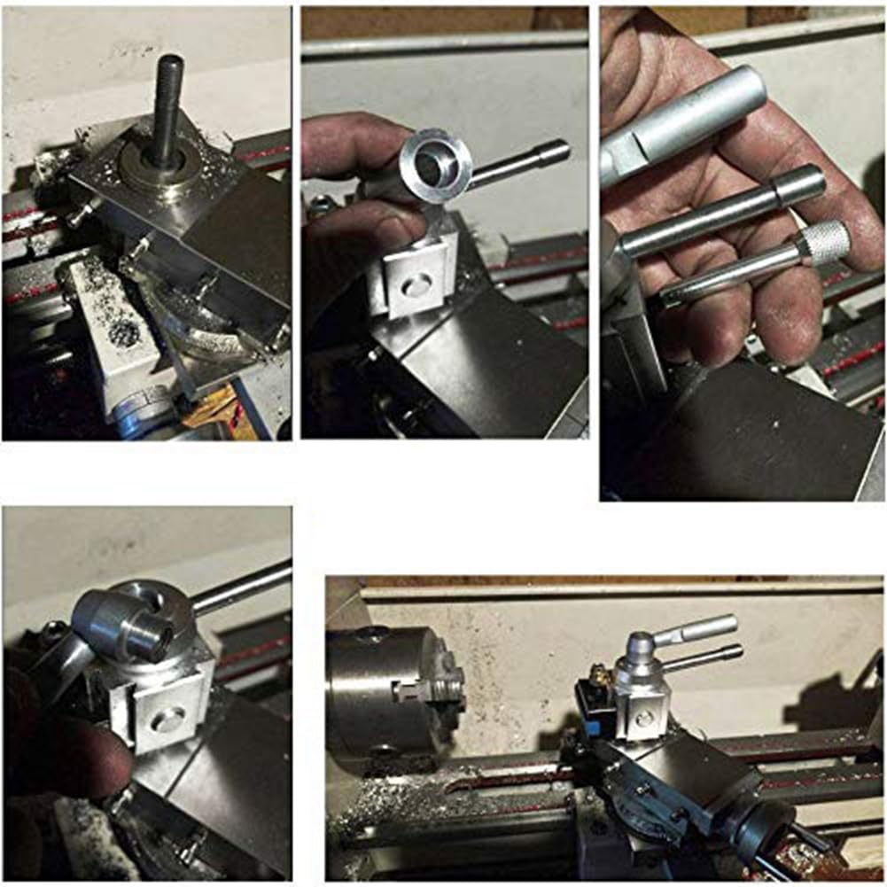 Mini Torno Portaherramientas de Cambio RáPido y Portaherramientas Portaherramientas Multifid Portaherramientas, Kit de Herramientas 120034,