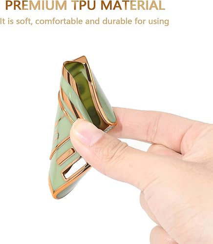 Miniatura 6 de OFFCURVE Funda para llavero de Cadillac, protector de llave de coche de TPU suave para Cadillac SRX ATS ELR XTS 2010 2011 2012 2013 2014 2015, llave