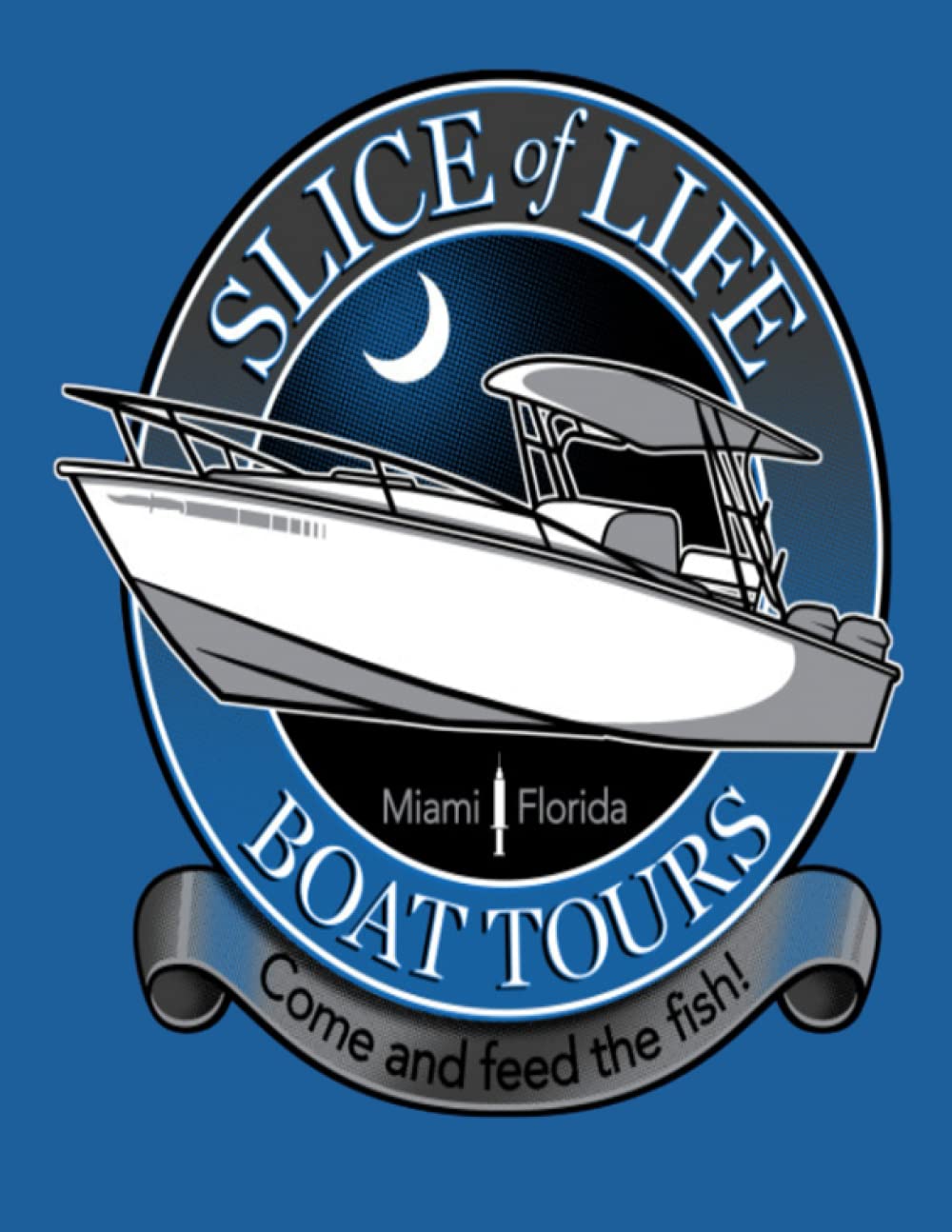Slice Of Life Boat Tours Journal / Notebook- (8.5x11)