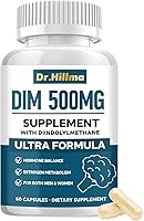 Vista 1 de DIM 500MG Suplemento Ultra Formula – Metabolismo hormonal y apoyo del equilibrio de estrógenos para mujeres y hombres – Diindolilmetano con extracto