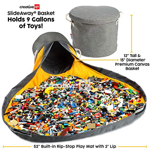 Creative QT, SlideAway Toy Storage Organizer & Play Mat for Kids, Organizer Storage Bin for Toys - Image 3