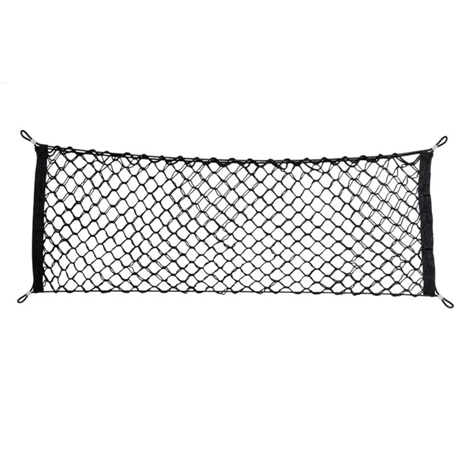 4PCS Universale Bagagliaio di Un'auto Cargo Net Organizer Elastico Bagagli Rete Maglia con Ganci for Il Fissaggio Oggetti Evitare Lo Scivolamento in SUV per Autos Universali, SUV