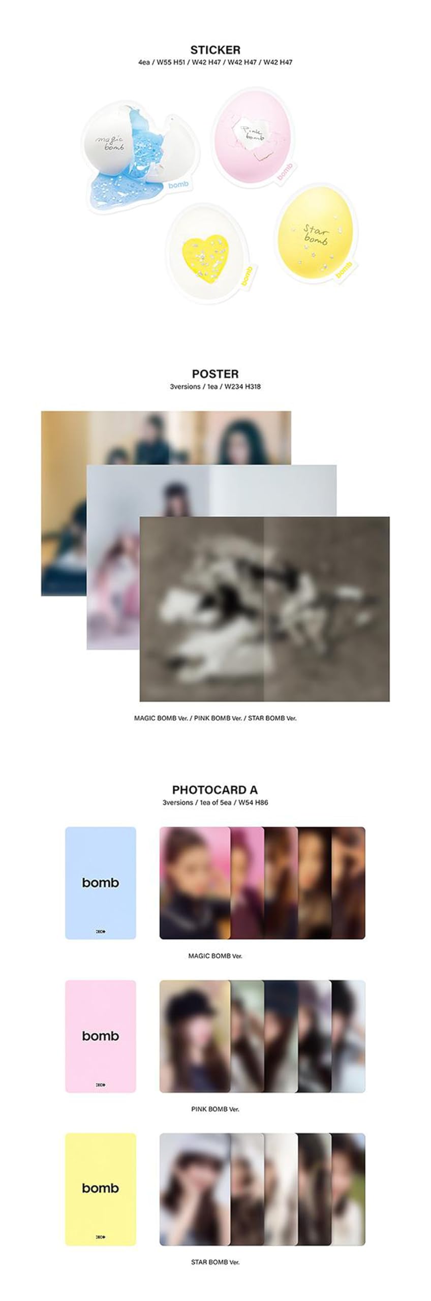 【新品未開封】ILLIT PHOTOBOOK bomb Merch　4点セット ILLIT - 3rd Mini Album bomb