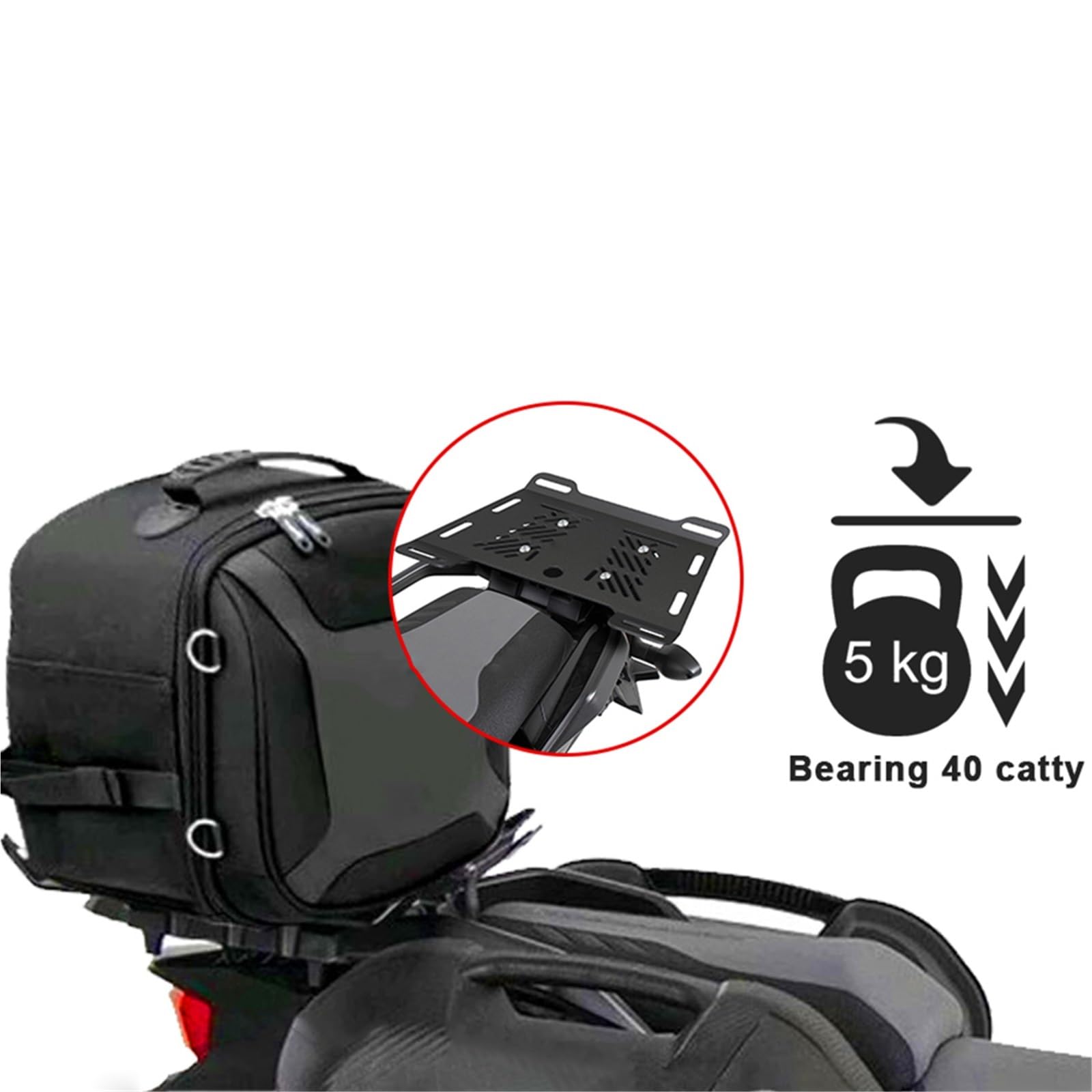 Per Yamaha Tracer9 Tenere700 XT660 XT1200ZE Coda Rastrelliere Posteriore Del Motociclo Bagagli Supporto Mensola Titolare Della Cassa Tronco Piastra Staffa
