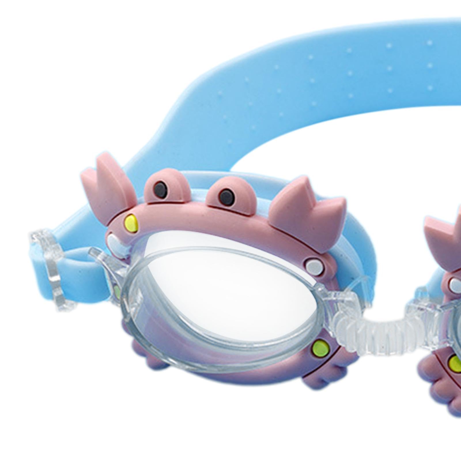 5X Lunettes de Natation en Carton Lunettes de Natation pour Enfants Lunettes de Plage D'été Lunettes de Natation Anti-buée en Silicone Souple Lunettes