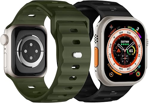 Correas deportivas compatibles con Apple Watch Ultra 2Apple Watch Ultra Band de 1.929 in 1.772 in 1.732 in 1.654 in para hombres, correas de