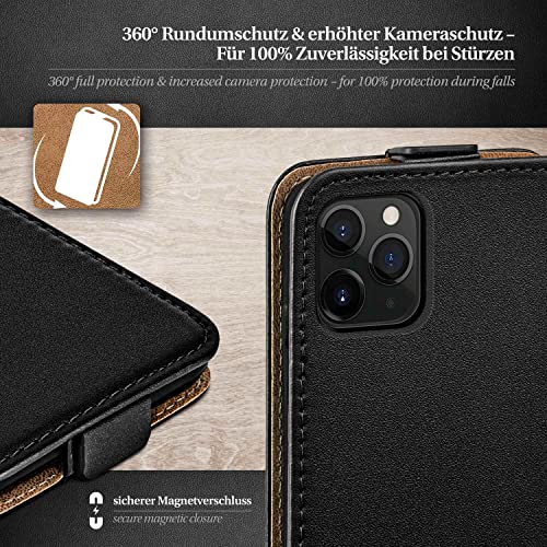 Étui pour iPhone 11 Pro moex avec protection 360 en cuir synthétique noir - 4