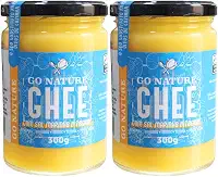 Kit com 2 Vidros de Ghee com Sal Marinho Integral de 300g cada - Go Nature