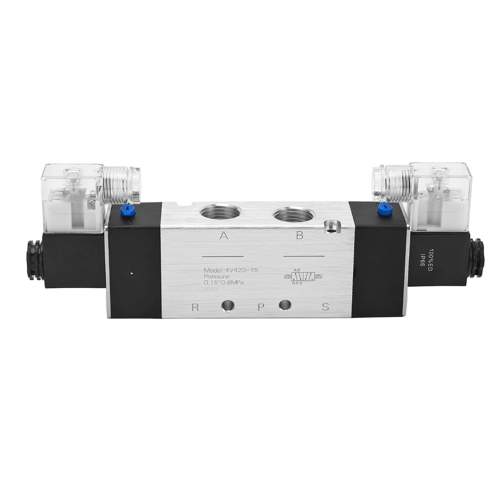 Électrovanne pneumatique 3 positions 5 voies pour contrôle de vérin
