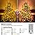 Tcamp Color Changing Christmas Tree Lights Outdoor Indoor, 800 LED 262ft Warm White Multicolor Christmas String Lights 11 Modes Remote Memory Timer Function for Christmas Party Home Decor